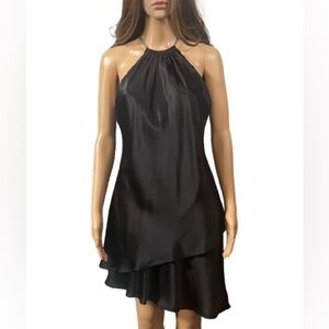 Jones New York Dress Halter Choker Neckline Tulip Skirt Hem 6